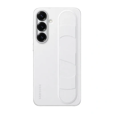Imagen de Samsung Standing Grip Silicio Back Cover Blanco Galaxy S25+