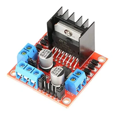 Imagen de 1 unidad controlador de Motor L298N módulo H puente placa para paso a Smart Car Robot DC Stepper Driver Controller Board