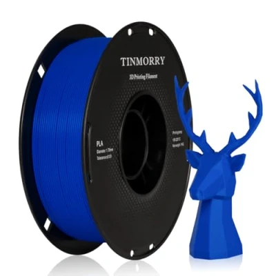 Imagen de Filamento 1,75 mm, TINMORRY Materiales de Impresión 3D 1 kg (Royal Blue, Ácido poliláctico)