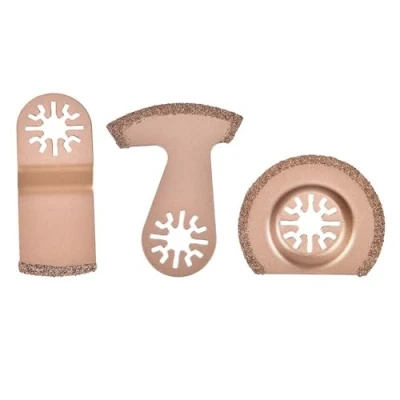 Imagen de Jadeshay Cuchillas de Sierra Oscilante,3 piezas Juego Hojas Oscilante Multiherramientas Oscilantes para Corte Cerámico Azulejos Porcelana, Carburo