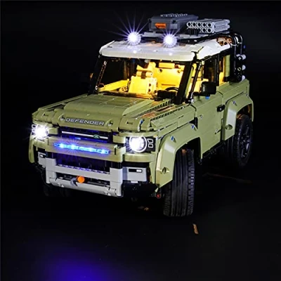 Imagen de GEAMENT Kit de Luces LED por Land Rover Defender Compatible con Lego Technic 42110 (Juego Modelo no Incluido)