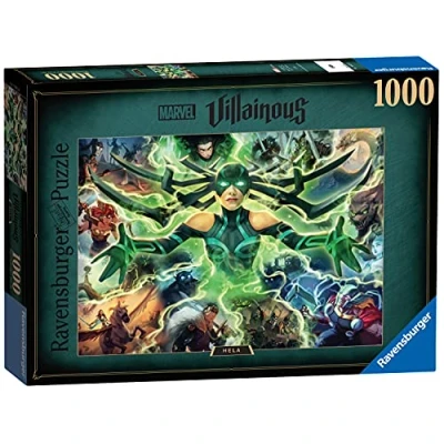Imagen de Ravensburger Puzzle, Puzzle 1000 Piezas, Villainous: Hela, Marvel, Adultos, Rompecabezas de Calidad