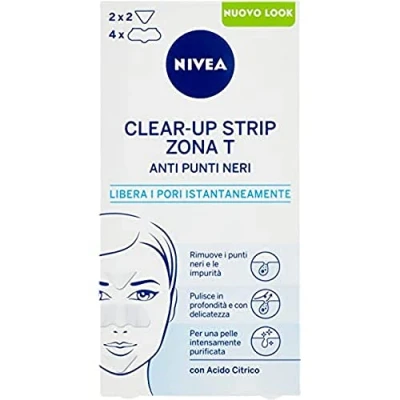 Imagen de Nivea Clear Up Tiras de Limpieza Profunda con Ácido Cítrico para Piel Normal/Mixta
