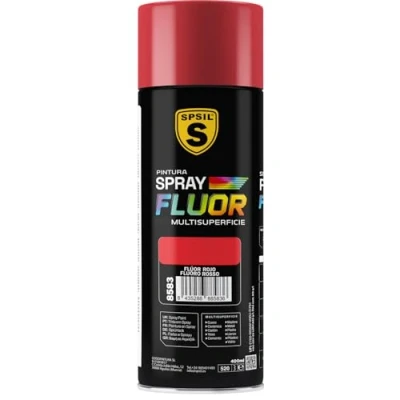 Imagen de SPRAY PINTURA FLUORESCENTE ROJO 400 ML. 8583