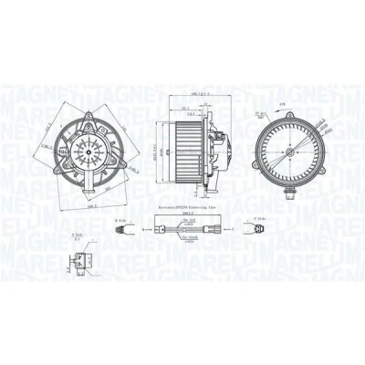Imagen de MAGNETI MARELLI 069412742010 Ventilador de Calefacción