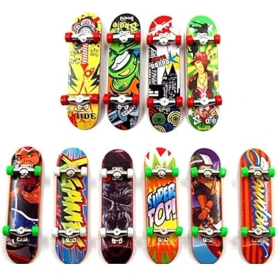 Imagen de Sipobuy Kit De Embarque del Patin Tablero Dedo Monopatin Mini Fingerboard, 6pcs