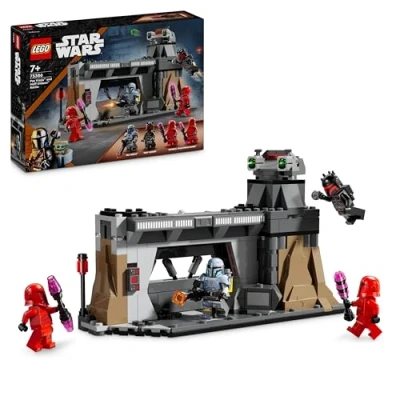 Imagen de Lego Star Wars: The Mandalorian Batalla Entre Paz Vizsla y Moff Gideon Juguete de Construcción Coleccionable con Minifiguras, Juego Fantasía, Regalo para Niños Niñas 7 Años o Más 75386
