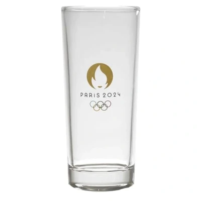 Imagen de PARIS 2024 CJO4400 Juego de 3 vasos tubo 20 cl, producto oficial bajo licencia, diseño moderno, ideal para cóctel, perfecto el hogar, restaurantes, fiestas, lavable en lavavajillas