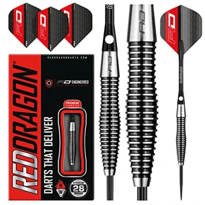 Imagen de RED DRAGON Lethal Magic 28g Tungsten Darts Set with Flights and Stems