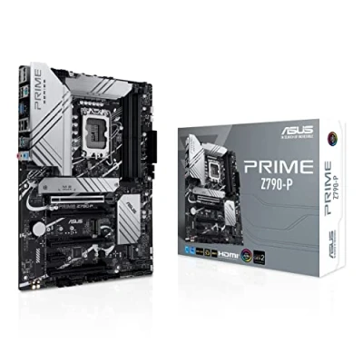 Imagen de ASUS PRIME Z790 P Placa base Intel LGA 1700 ATX (PCIe 5.0, tres M.2, VRM de 14+1 fases, DDR5, LAN 2,5 Gb, USB 3.2 Gen 2x2 tipo C, 2 C frontal, Thunderbolt 4, Aura Sync)