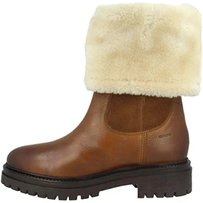 Imagen de Geox D Iridea M, Botas para Mujer, Marrón (Cognac) , 35 EU