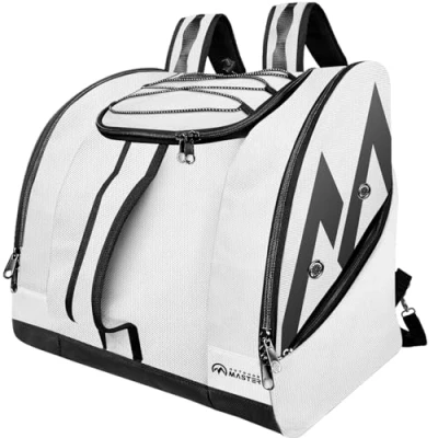 Imagen de OutdoorMaster Bolsa para Botas de esquí y Snowboard 50 L, excelente Viajes, con Exterior e Inferior Impermeables, Hombres, Mujeres jóvenes, Oso Polar Blanco, Talla única, Bolsas