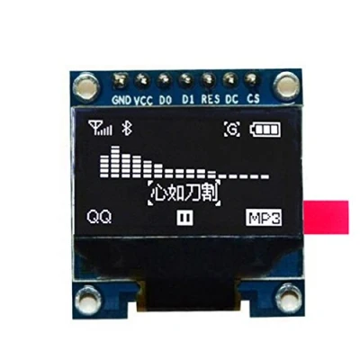 Imagen de HiLetgo 0.96&quot; SPI OLED LCD Display 128X64 for Arduino 51 STM32 Raspberry Pi White Font