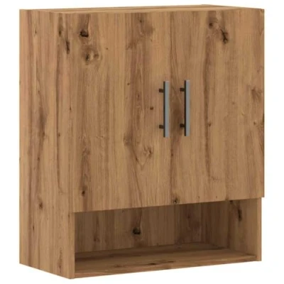 Imagen de vidaXL Armario de Pared Madera ingeniería Roble Artesano 60x31x70cm