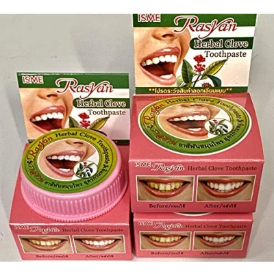 Imagen de Rasyan ISME Herbal Clove Tooth Pasta de Antibacteria Bacteria Baño Decay
