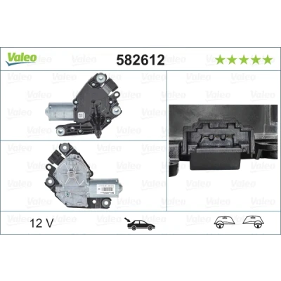 Imagen de VALEO ORIGINAL PART 582612 Motor del Limpiaparabrisas 12 posterior para dirección izquierda/derecha norauto, oscaro, mister auto