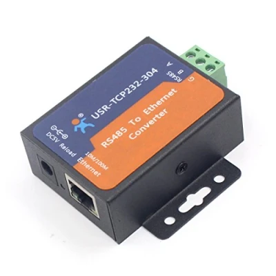 Imagen de USR TCP232 304 Serial RS485 a TCP/IP Convertidor de Servidor Ethernet con página Web incorporada Compatible DHCP/DNS