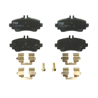 Imagen de TRW COTEC GDB1292 Juego de pastillas freno preparado para indicador desgaste con tornillos pinza accesorios MERCEDES BENZ: Clase A