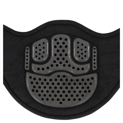 Imagen de Acavallo Gel de confort el latiguillo corta con aleta para vientre 55 Negro