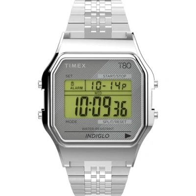 Imagen de Timex Orologio T80 34mm Tono Argento con bracciale in Acciaio inossidabile TW2R79300