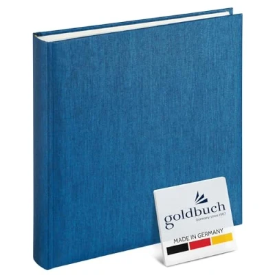 Imagen de Goldbuch Summertime Álbum de Fotos (25 x 25 cm, 60 páginas), Papel pergamino, Azul Claro, cm