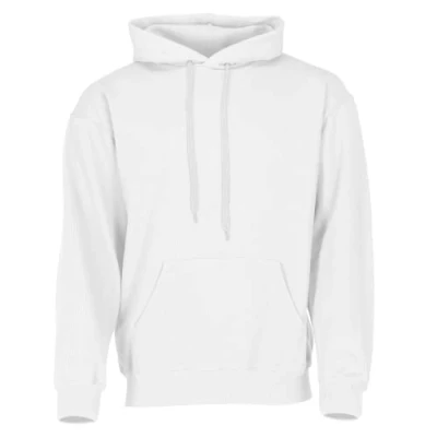 Imagen de Fruit of the Loom Sudadera clásica con capucha y bolsa de tela Myshirt gratis, Blanco + XXXL