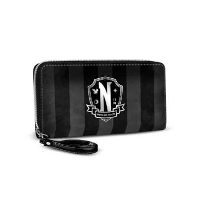 Imagen de Wednesday Miércoles Original Billetero Essential, Negro, 19 x 10 cm