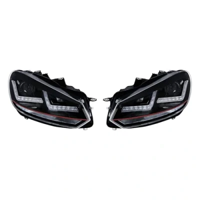 Imagen de OSRAM LEDriving XENARC Golf VI versión Black, faro Retrofit de xenón con luz LED para la conducción diurna, LEDHL102 BK, automóvil 12 V, caja cartón (1 set completo)