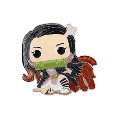 Imagen de Funko Large Pop! Enamel Pin Nezuko Kamado Demon Slayer Guardianes de la Noche Pins Esmalte Broche Coleccionable para Mochilas Y Bolsos Idea Regalo Anime Fans