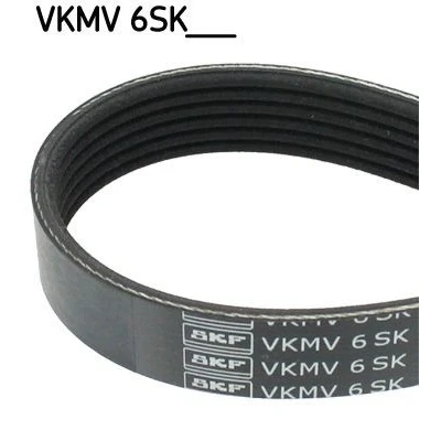 Imagen de SKF VKMV 6SK780 Correa trapecial poli V 780 6 CITROËN: C3 I Hatchback, C4 Coupé, PEUGEOT: 207 307 SW