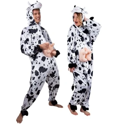 Imagen de Boland 29937 Traje de Peluche Vaca, Multicolor, 180 cm (Ciao SRL 29937)