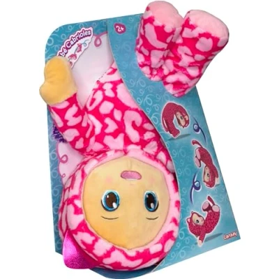 Imagen de MI BEBÉ volteretas Muñeco interactivo para niños desde 2 años Muñeca de peluche muy suave que hace Ideal como regalo niñas y Funciona sin pilas Lansay