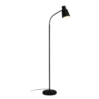 Imagen de BRILONER Floor Lamp for Living Room Decoration and Reading Lamp, Swivel Foot Button, Indirect Lighting, Black