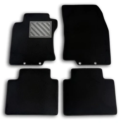 Imagen de MTC, Alfombrillas para Nissan X Trail T32 III Desde 2014 a Medida, Antideslizantes, talonera de Goma Reforzada y Botones fijación, Negro
