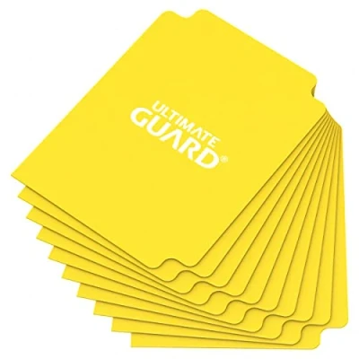 Imagen de Ultimate Guard Card Dividers Tarjetas Separadoras para Cartas Tamaño Estándar Amarillo (10)