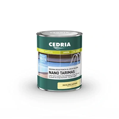 Imagen de Lasur protector madera Cedria Nano Tarimas 1 litro Incoloro