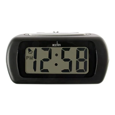 Imagen de Acctim 12343 Auric Reloj Despertador, Negro, Talla única, sintético, M