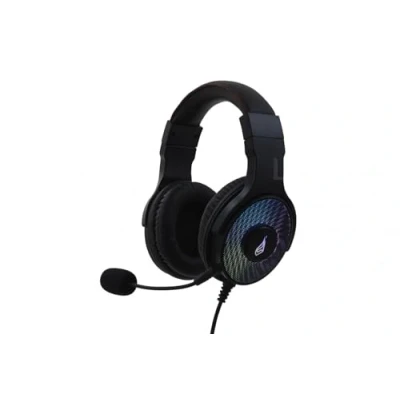 Imagen de Surefire Harrier 360 Surround Sound USB Gaming Headset PC &amp; Playstation Auriculares Gamer 369g luz LED I Powered by Verbatim