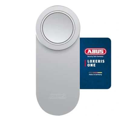 Imagen de ABUS Loxeris One Accionamiento de cerradura puerta inteligente para abrir y cerrar la entrada mediante aplicación, electrónica con control acceso, fácil montaje sin tirar