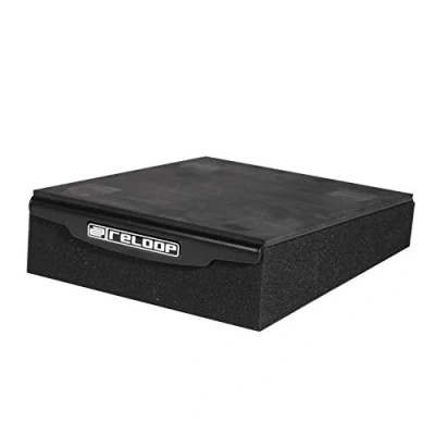 Imagen de Reloop sMonitor Pad 5 PRO almohadilla absorbente para todos los altavoces actuales de monitor 5&quot; hecha tablas espuma polímero y placa metálica integrada