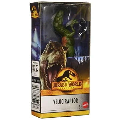 Imagen de Velociraptor Jurassic World Figura de dinosaurio 6 pulgadas