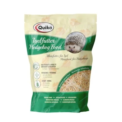 Imagen de Quiko Comida para erizos 500g Alimento erizos, con Insectos, Galletas de Huevo, Frutas y Bayas