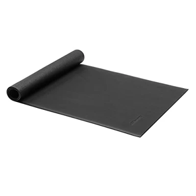 Imagen de Amazon Basics Esterilla protectora de alta densidad para uso con máquinas gimnasio y cintas, 76 x 183 cm, Negro