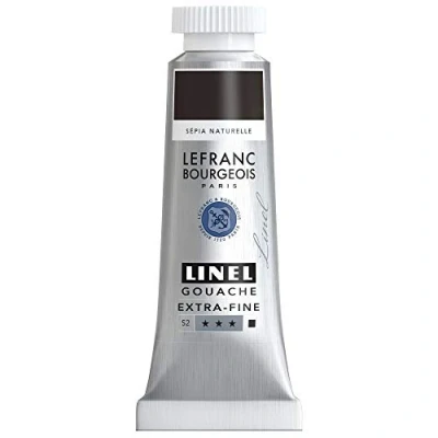 Imagen de Lefranc Bourgeois Color Gouache, Sepia Natural, 14 ml (Pack of 1),