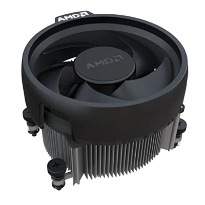 Imagen de AMD Wraith Stealth Socket AM4 Enfriador de CPU con conector 4 pines disipador calor aluminio y ventilador 3.93 pulgadas (delgado)