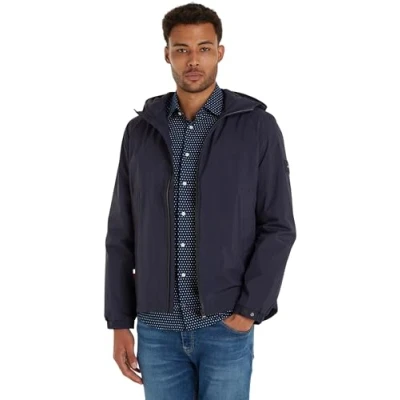 Imagen de Tommy Hilfiger Cazadora de Entretiempo para Hombre, Azul (Desert Sky), L