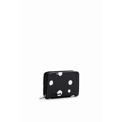 Imagen de Desigual Mone_New Splatter Maya, Cartera Tri Fold Mujer&#039;S, Negro, 12