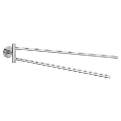 Imagen de tesa Moon Toallero de brazo oscilante, apariencia acero inoxidable, autoadhesivo, tecnología montaje adhesiva, 83 x 50 456 mm