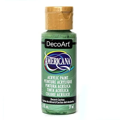 Imagen de Deco Art Acylic Americana Pintura acrílica (56.7 g), diseño de Cactus del Desierto, Materiales sintéticos, Multicolor, 1 Count (Pack of 1)