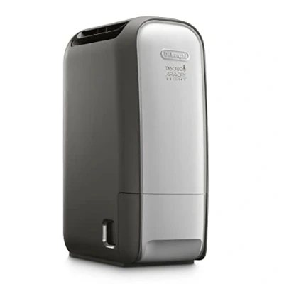 Imagen de Deshumidificador De&#039;Longhi Tasciugo AriaDry Light DNS80, Extracción 7.5 l/día, 85 m3, Depósito 2,8l, Pantalla LCD, Ionizador, Gris